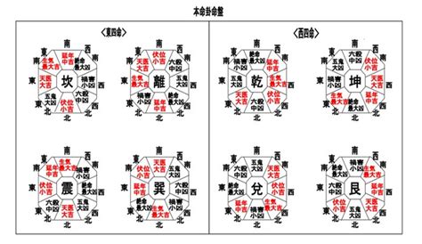 東四命|本命卦（ほんめいけ・ほんめいか）について 